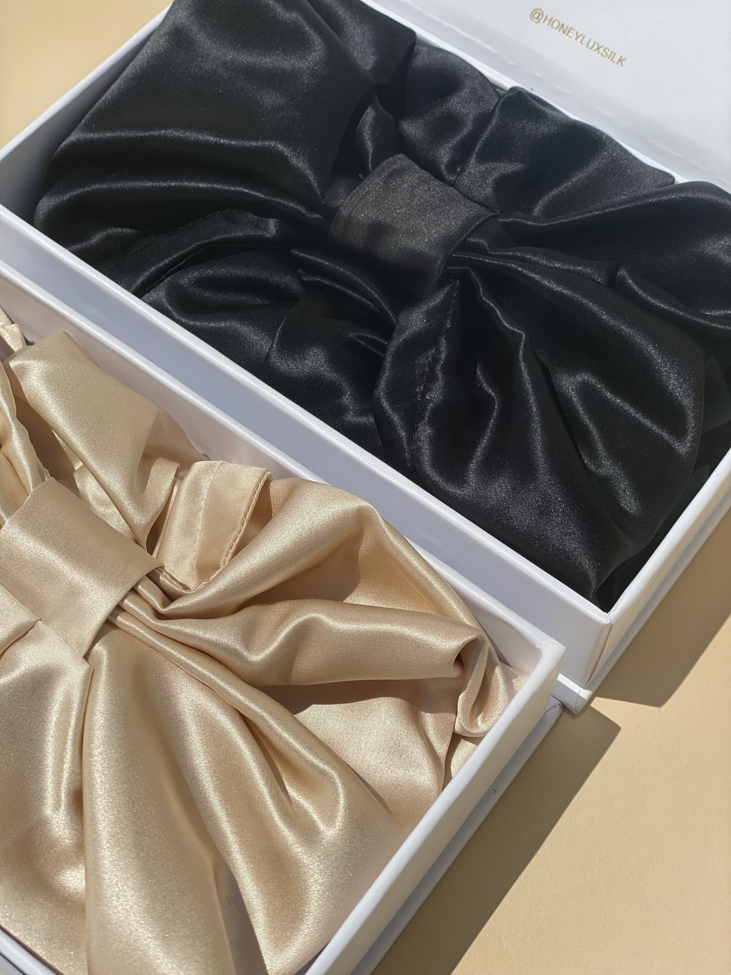 Organic Silk Hair Turban - Moon-1