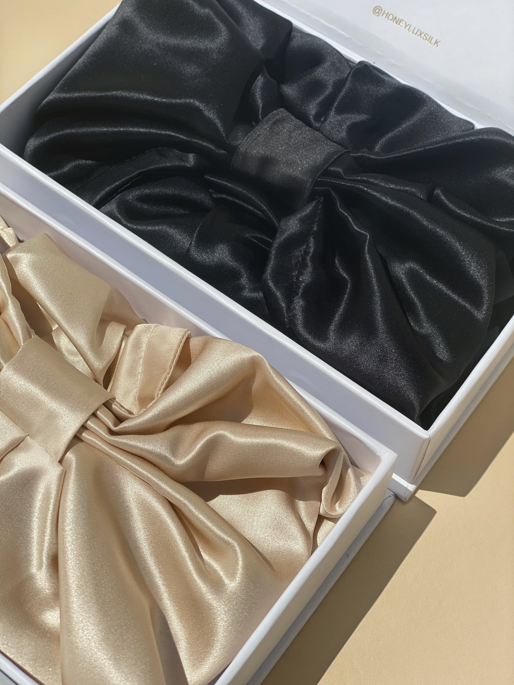 Organic Silk Hair Turban - Moon-1