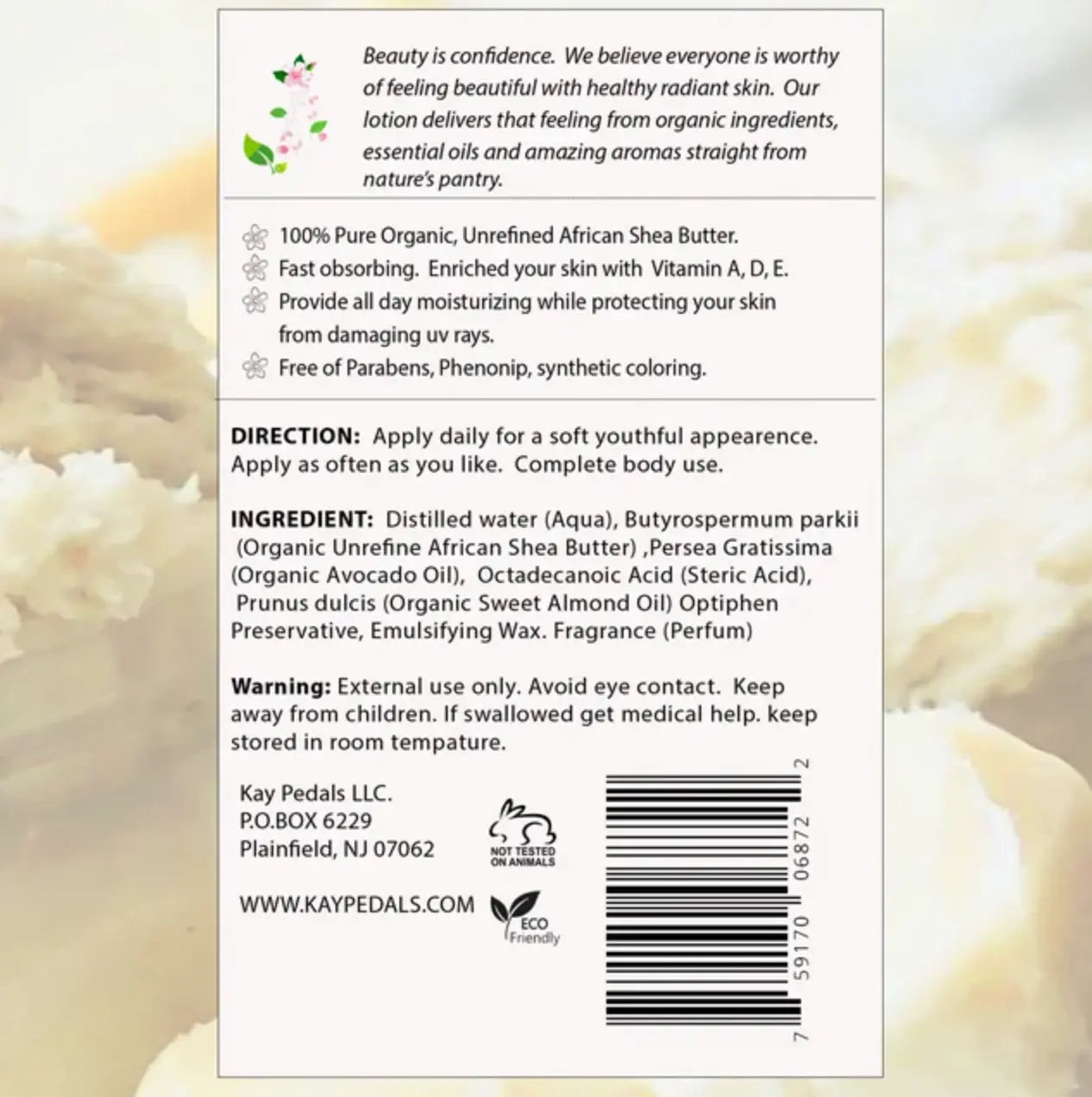 Oatmeal and Honey Organic Body Lotion | Shea Butter Natural Body Cream | Aromatherapy Scented Lotion | Hydrating Organic Skincare-2