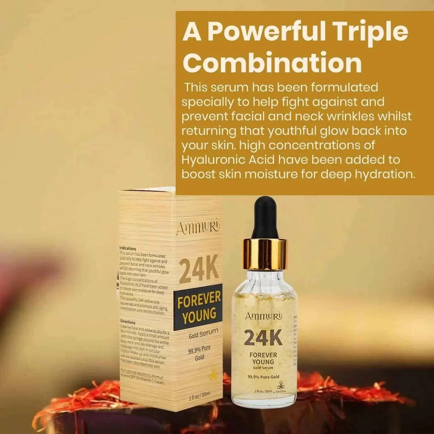 Ammuri 24K Gold Face Serum – Radiance & Anti-Aging Boost-3