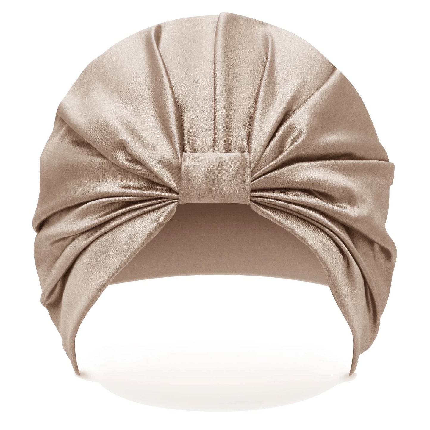 Organic Silk Hair Turban - Champagne-0